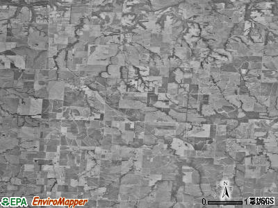 Houstonia township, Missouri satellite photo by USGS