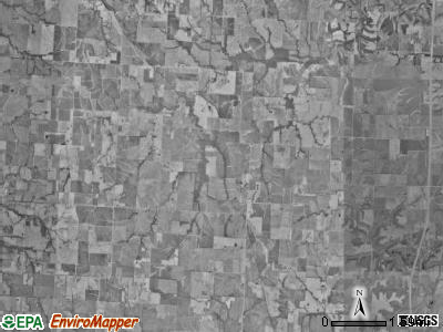 Hughesville township, Missouri satellite photo by USGS