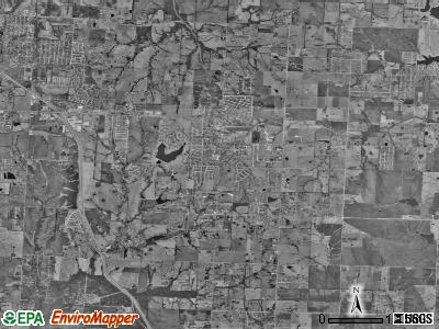 Raymore township, Missouri satellite photo by USGS