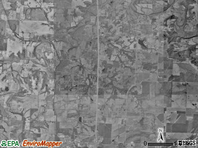 Cedar township, Missouri satellite photo by USGS