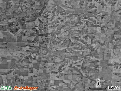 Bowling Green township, Missouri satellite photo by USGS