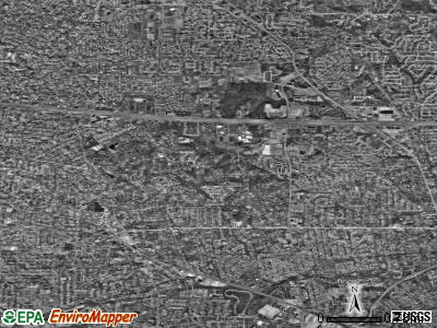 Ferguson township, Missouri satellite photo by USGS