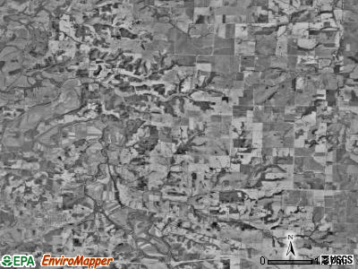 Lebanon township, Missouri satellite photo by USGS
