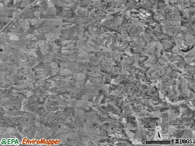 Caldwell township, Missouri satellite photo by USGS