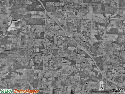 West Peculiar township, Missouri satellite photo by USGS