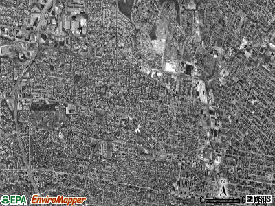 University township, Missouri satellite photo by USGS