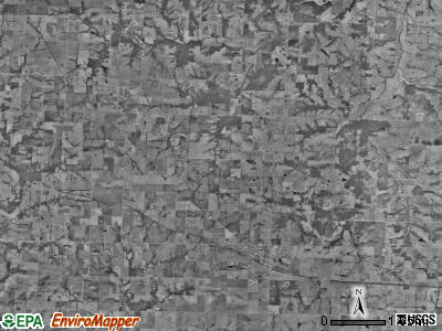 Chilhowee township, Missouri satellite photo by USGS