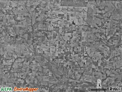 Rose Hill township, Missouri satellite photo by USGS