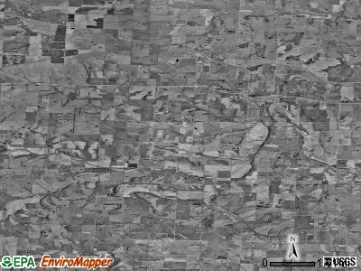 Moreau township, Missouri satellite photo by USGS