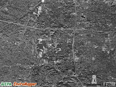Missouri River township, Missouri satellite photo by USGS