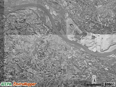 St. Johns township, Missouri satellite photo by USGS