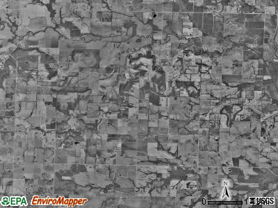 Everett township, Missouri satellite photo by USGS