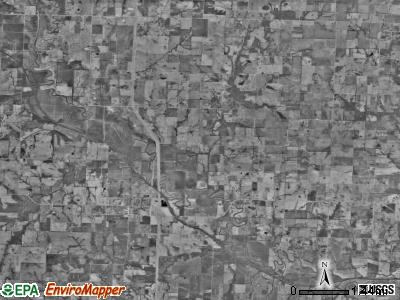 Austin township, Missouri satellite photo by USGS