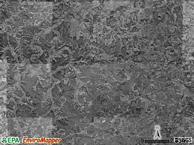 Lyon township, Missouri satellite photo by USGS