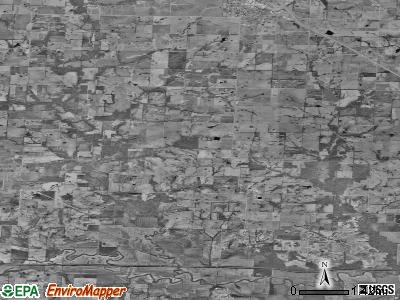 Dayton township, Missouri satellite photo by USGS
