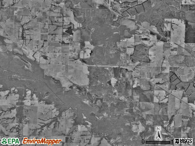 Honey Creek township, Missouri satellite photo by USGS