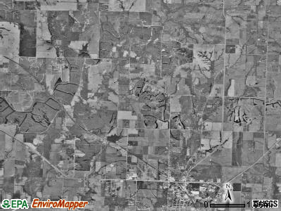 Fields Creek township, Missouri satellite photo by USGS