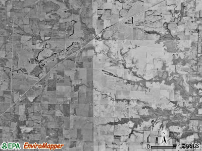 Deer Creek township, Missouri satellite photo by USGS