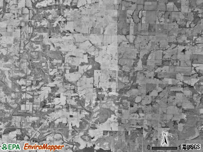 Springfield township, Missouri satellite photo by USGS
