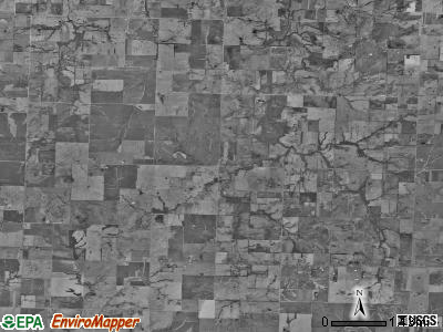 Shawnee township, Missouri satellite photo by USGS