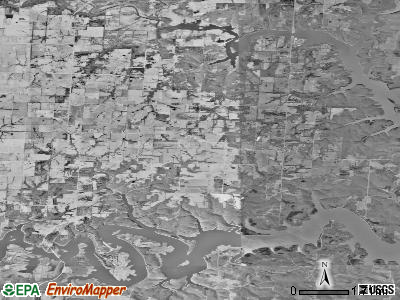 Leesville township, Missouri satellite photo by USGS