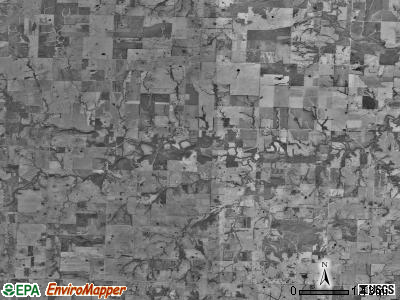 Deepwater township, Missouri satellite photo by USGS