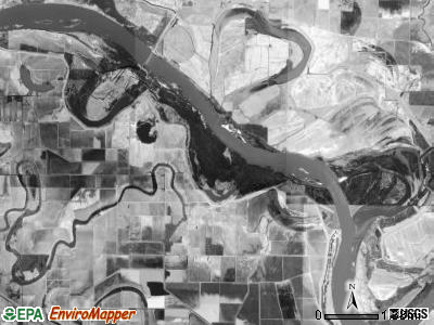 Kimbrough township, Arkansas satellite photo by USGS