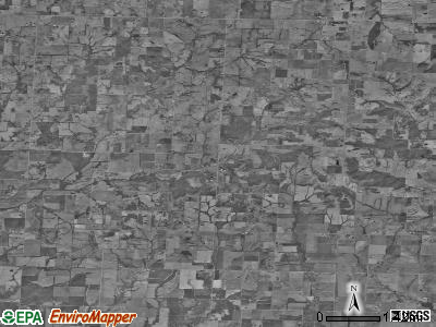 Pleasant Gap township, Missouri satellite photo by USGS