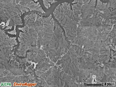 Kiheka township, Missouri satellite photo by USGS