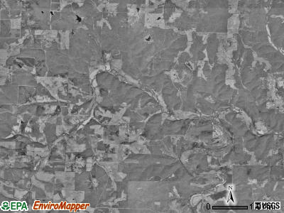 Jordan township, Missouri satellite photo by USGS