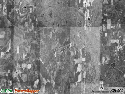 Chester township, Arkansas satellite photo by USGS
