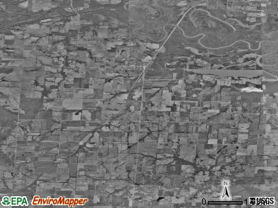 Bacon township, Missouri satellite photo by USGS