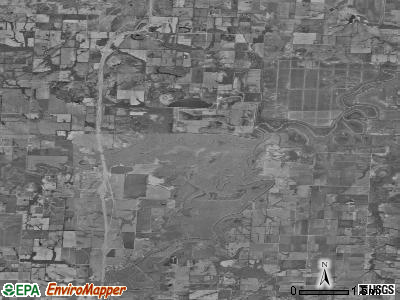 Osage township, Missouri satellite photo by USGS