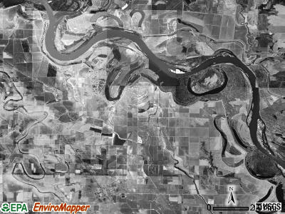 Auburn township, Arkansas satellite photo by USGS