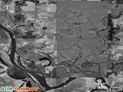 Arkansas township, Arkansas satellite photo by USGS