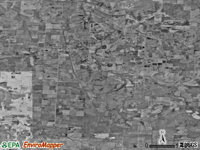 Weaubleau township, Missouri satellite photo by USGS