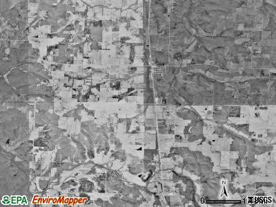 Collins township, Missouri satellite photo by USGS