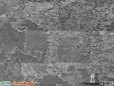 St. Francois township, Missouri satellite photo by USGS