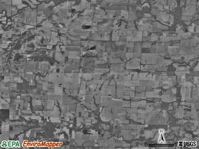 Coal township, Missouri satellite photo by USGS