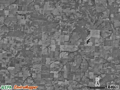 Badger township, Missouri satellite photo by USGS