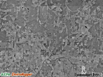 Bellevue township, Missouri satellite photo by USGS