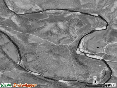 Spring Hollow township, Missouri satellite photo by USGS
