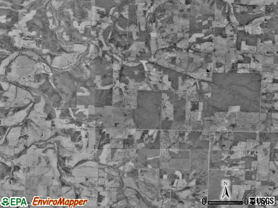 North Green township, Missouri satellite photo by USGS