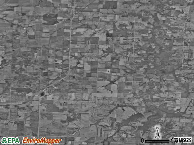 Moundville township, Missouri satellite photo by USGS