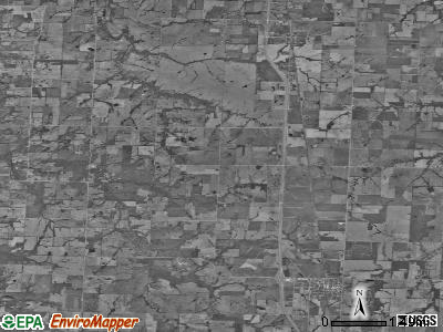 Drywood township, Missouri satellite photo by USGS