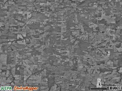 Dover township, Missouri satellite photo by USGS