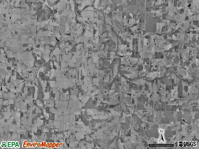 South Green township, Missouri satellite photo by USGS