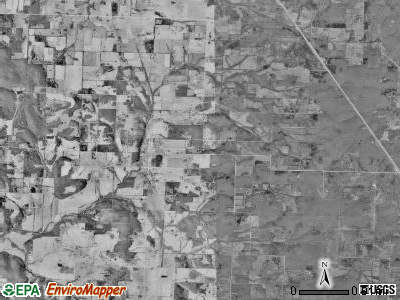 Campbell township, Missouri satellite photo by USGS