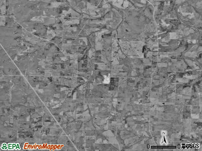 Cliquot township, Missouri satellite photo by USGS