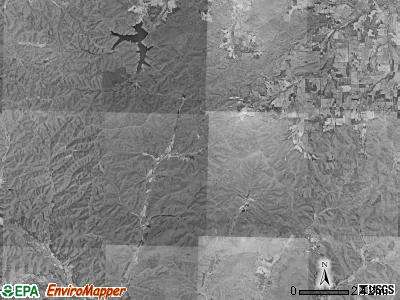 Kaolin township, Missouri satellite photo by USGS